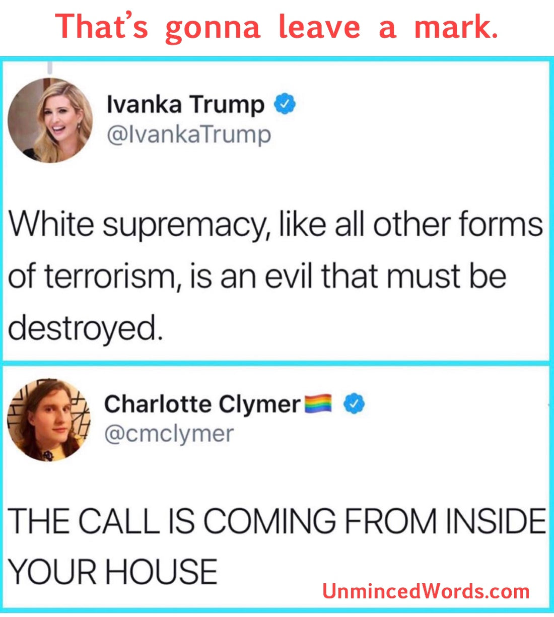 That’s Gonna Leave A Mark.