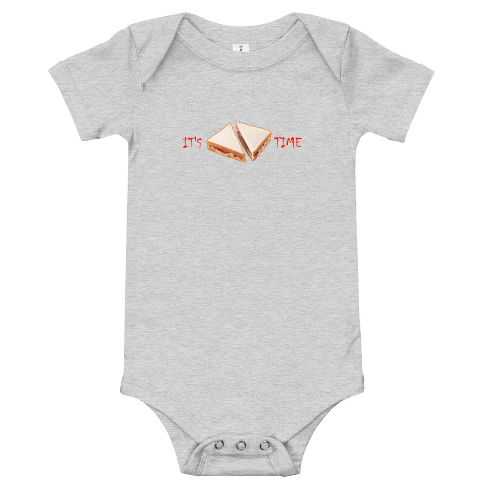 Peanut Butter & Jelly Time - Baby short sleeve one piece