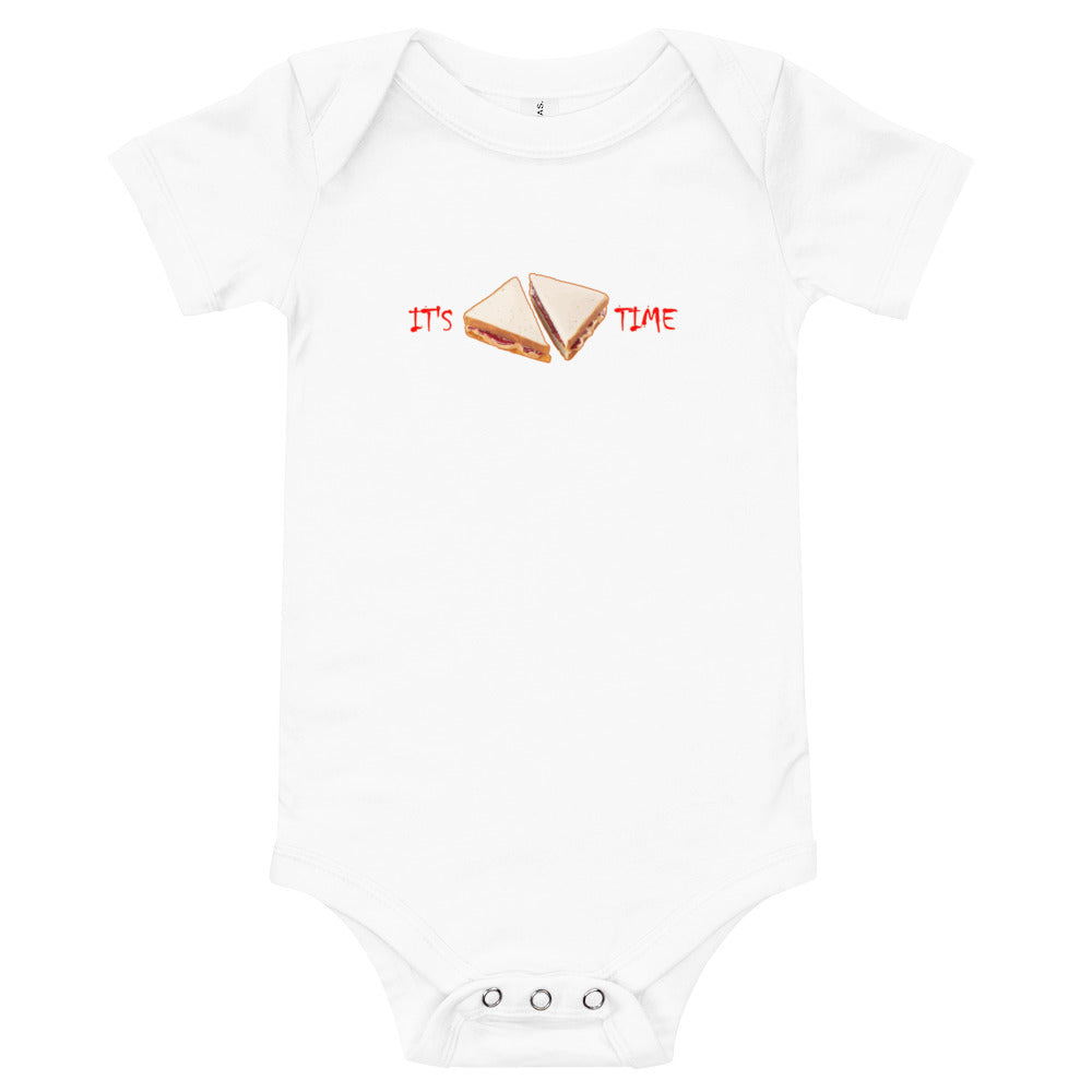 Peanut Butter & Jelly Time - Baby short sleeve one piece