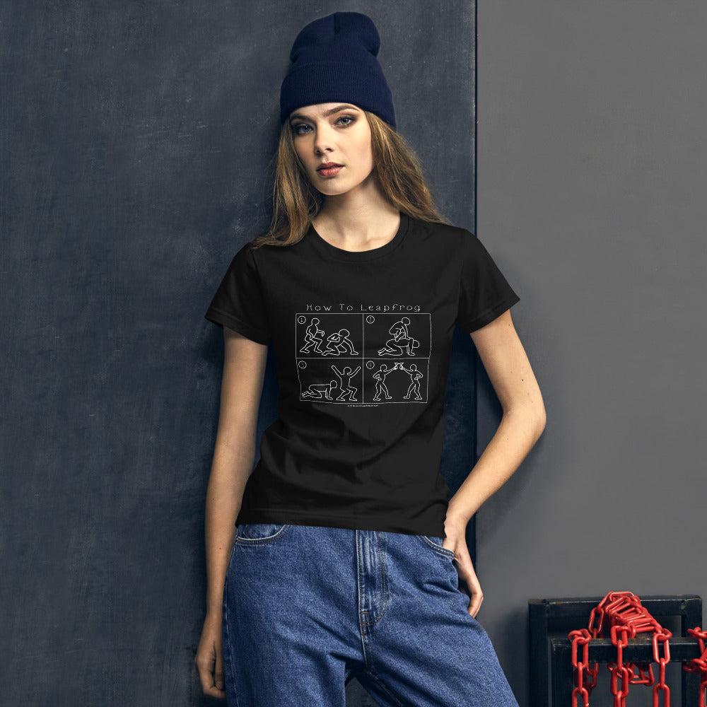 How To Leapfrog - Women's short sleeve t-shirt - Unminced Words