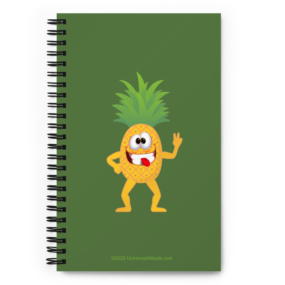 Pineapple Pete - Spiral notebook