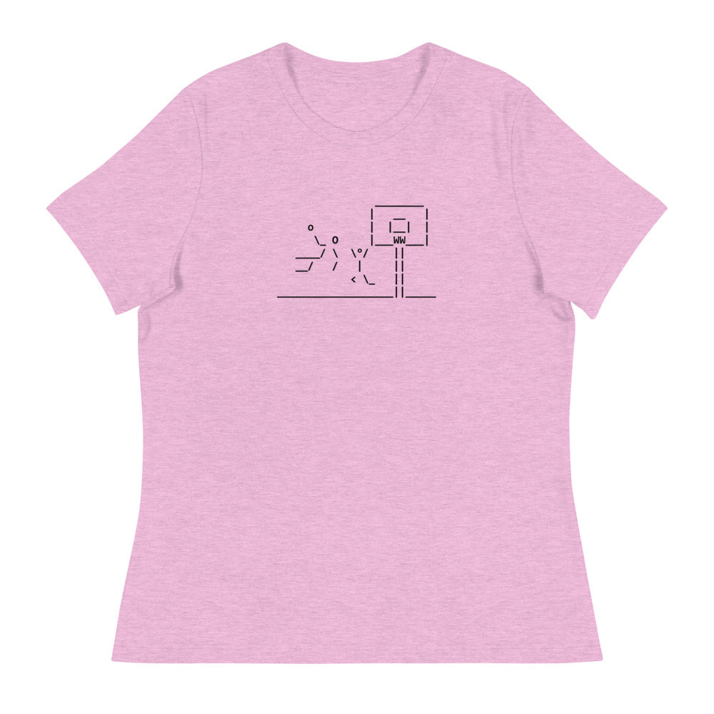 Basketball Dunking - Women's Relaxed T-Shirt