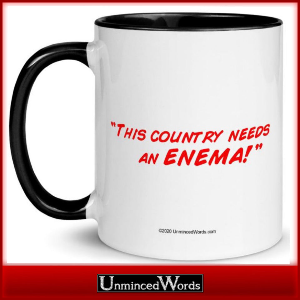 This country needs an enema!