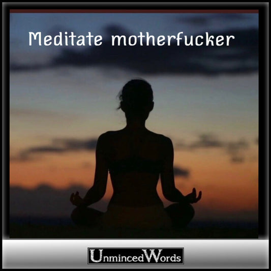 A peaceful reminder to meditate and practice self-care