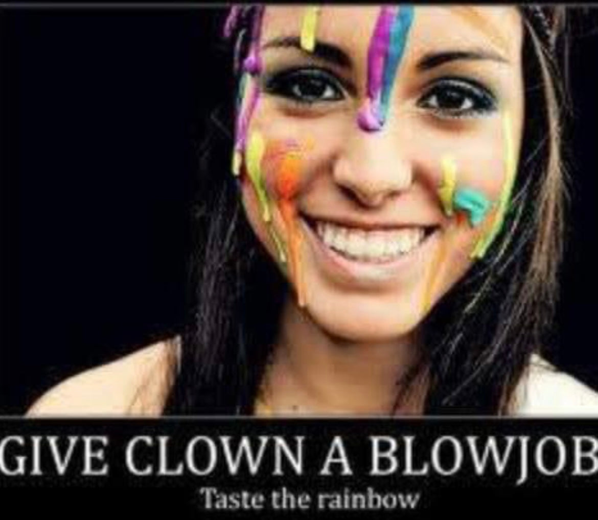 Is clown-sex humor okay here?