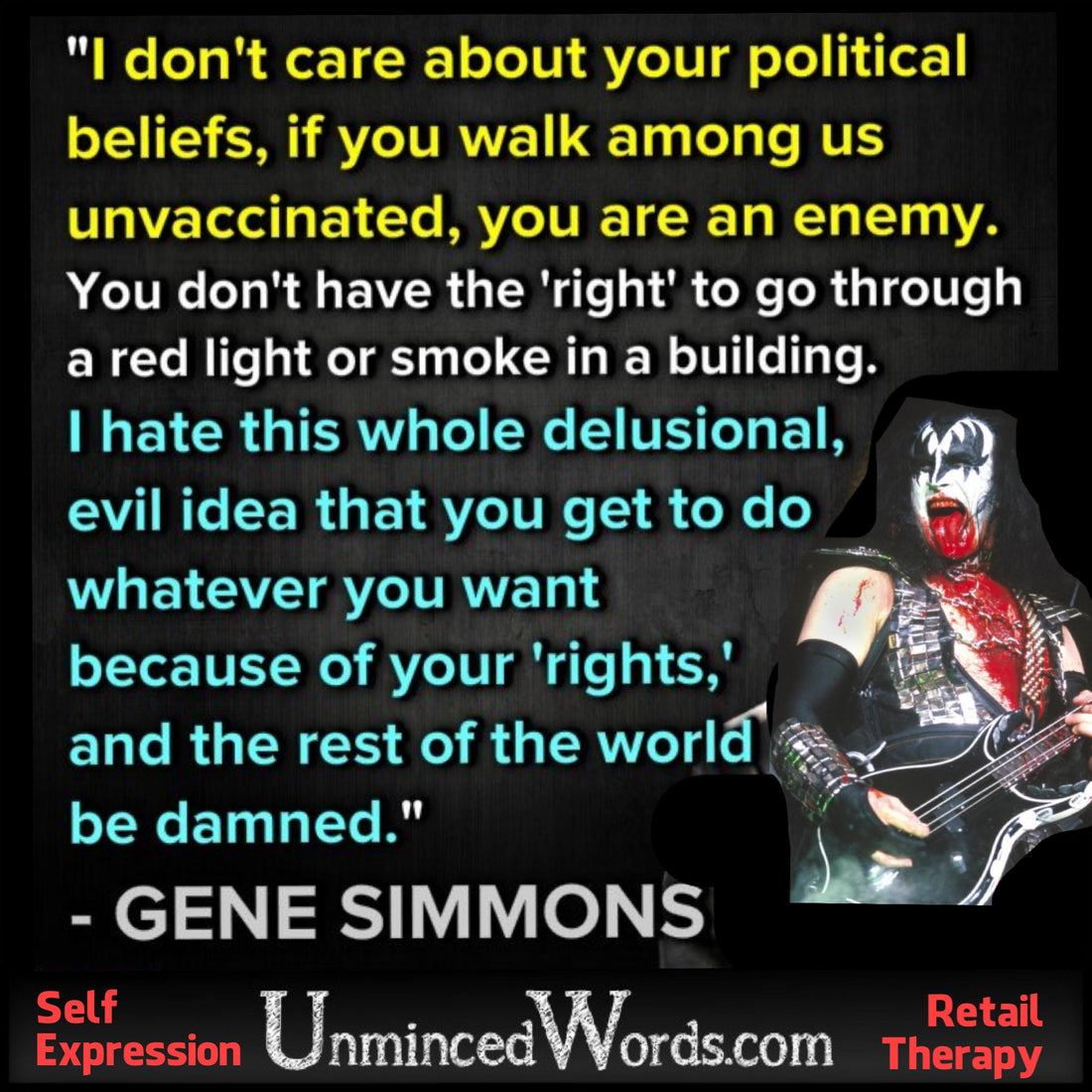 Gene Simmons has opinions