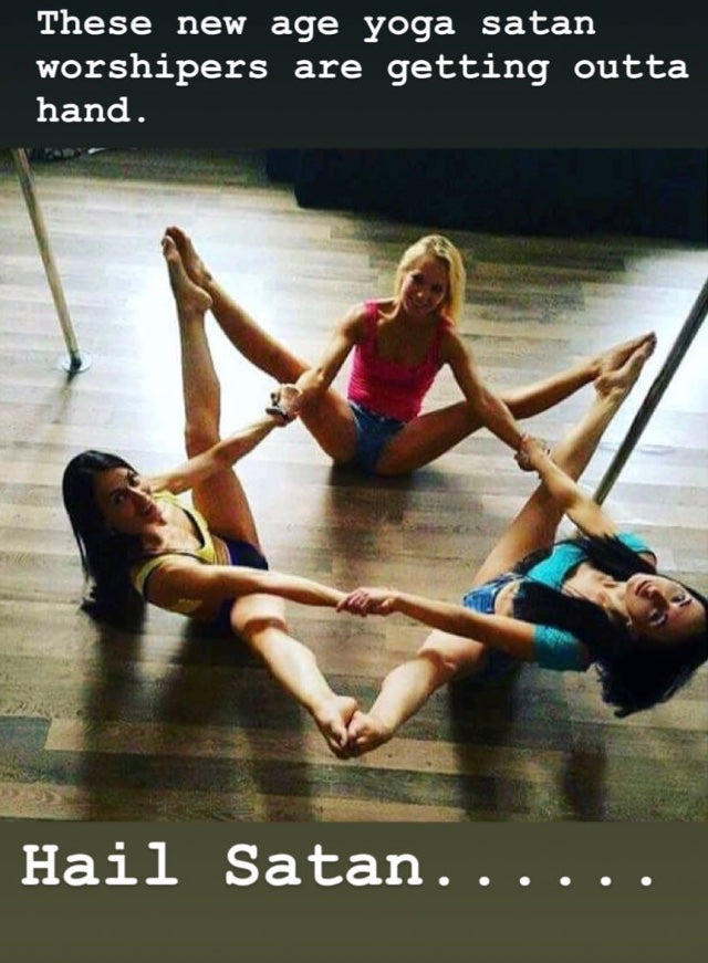 Yoga Satan Worshipers have drawn my eye