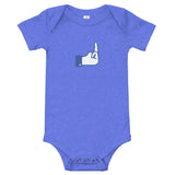 Middle Blue Finger - Onesie