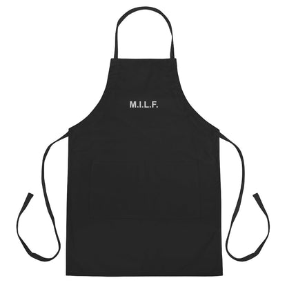 M.I.L.F. - Embroidered Apron - Unminced Words