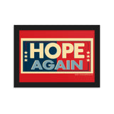 Hope Again - Framed Poster - Unminced Words