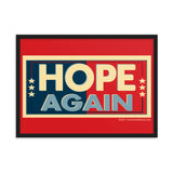 Hope Again - Framed Poster - Unminced Words