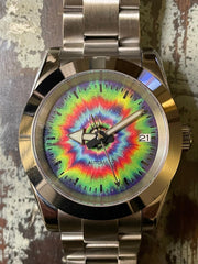 Tie Dye Oyster: Automatic Mechanical Wristwatch