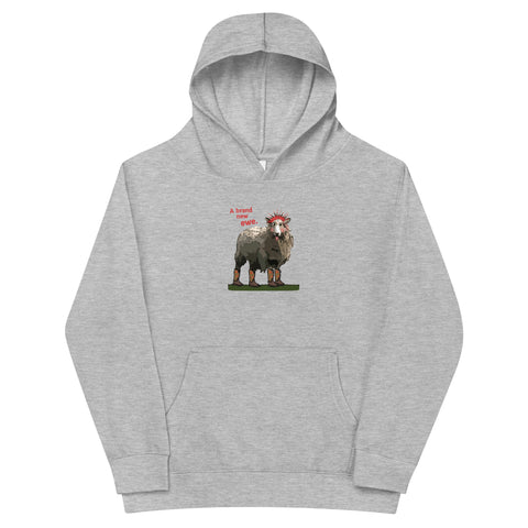 Brand New Ewe! Kids fleece hoodie