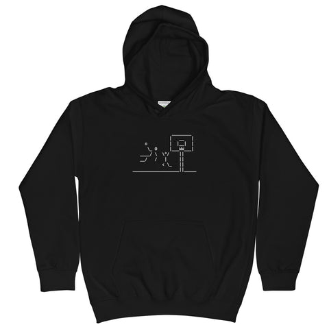 Basketball Dunking - Kids Hoodie