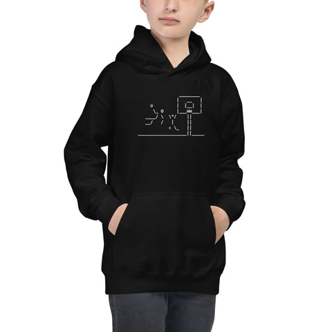 Basketball Dunking - Kids Hoodie