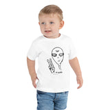 Peaceful Alien - Toddler Short Sleeve Tee - Unminced Words