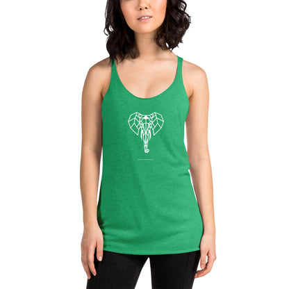 Elephant - Women's Racerback Tank - Unminced Words