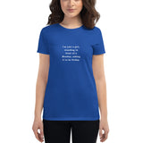 Just a Girl - Women's short sleeve t-shirt - Unminced Words