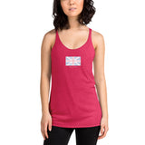 Union Flag ASCII - Women's Racerback Tank - Unminced Words