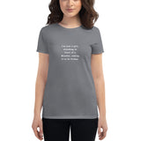 Just a Girl - Women's short sleeve t-shirt - Unminced Words