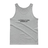 I Literally Love Wordplay - Cotton Tank Top - Unminced Words