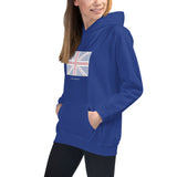 Union Flag ASCII - Kids Hoodie - Unminced Words