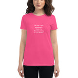 Just a Girl - Women's short sleeve t-shirt - Unminced Words