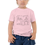 How To Leapfrog - Toddler Short Sleeve Tee - Unminced Words