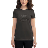 Just a Girl - Women's short sleeve t-shirt - Unminced Words