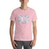 Union Flag ASCII - Short-Sleeve Men's T-Shirt - Unminced Words