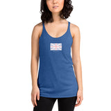 Union Flag ASCII - Women's Racerback Tank - Unminced Words