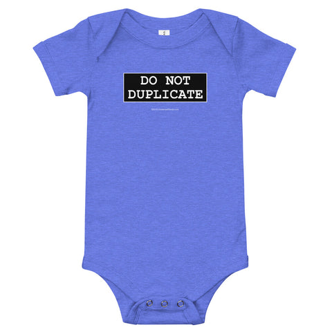 Do Not Duplicate - Onesie - Unminced Words