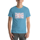 Union Flag ASCII - Short-Sleeve Men's T-Shirt - Unminced Words