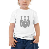 Bowling - Toddler Short Sleeve Tee - Unminced Words