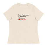 Party Preference - Women's Relaxed T-Shirt