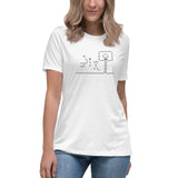 Basketball Dunking - Women's Relaxed T-Shirt