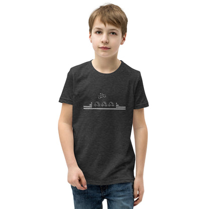 Biker Jump - Youth Short Sleeve T-Shirt